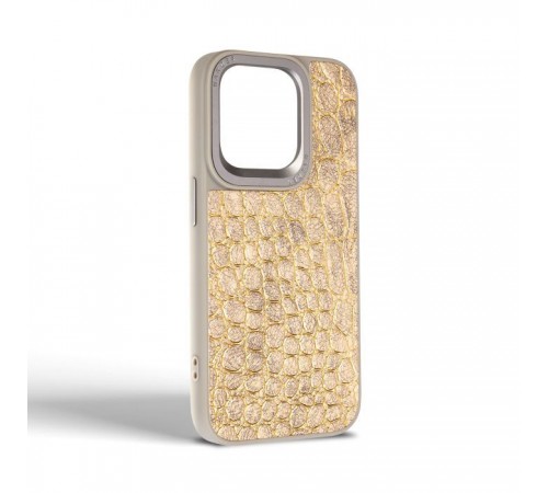 Чехол для мобильного телефона Harder Crocosaur Apple iPhone 14 Pro Titanium (ARM76723) Чехол для мобильного телефона Harder Crocosaur Apple iPhone 14 Pro Titanium (ARM76723)