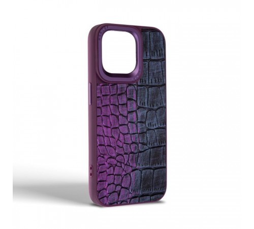 Чохол до мобільного телефона Harder Glamorous Croco Apple iPhone 14 Pro Max Dark Purple (ARM76775) Чохол до мобільного телефона Harder Glamorous Croco Apple iPhone 14 Pro Max Dark Purple (ARM76775)