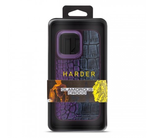 Чохол до мобільного телефона Harder Glamorous Croco Apple iPhone 14 Pro Max Dark Purple (ARM76775) Чохол до мобільного телефона Harder Glamorous Croco Apple iPhone 14 Pro Max Dark Purple (ARM76775)