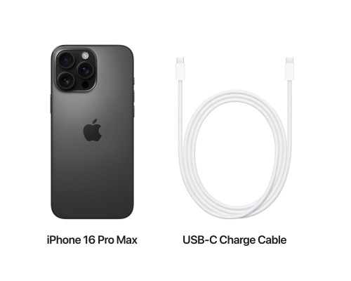 Мобільний телефон Apple iPhone 16 Pro Max 1TB Black Titanium (MYX43) Мобільний телефон Apple iPhone 16 Pro Max 1TB Black Titanium (MYX43)