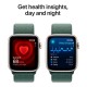 Смарт-часы Apple Watch SE 2024 GPS 44mm Starlight Aluminium Case with Lake Green Sport Loop (MXEW3QH/A)