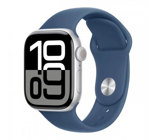 Смарт-годинник Apple Watch Series 10 GPS 42mm Silver Aluminium Case with Denim Sport Band - S/M (MWWA3QH/A) Смарт-годинник Apple Watch Series 10 GPS 42mm Silver Aluminium Case with Denim Sport Band - S/M (MWWA3QH/A)