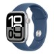 Смарт-годинник Apple Watch Series 10 GPS 42mm Silver Aluminium Case with Denim Sport Band - S/M (MWWA3QH/A)