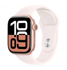 Смарт-часы Apple Watch Series 10 GPS 42mm Rose Gold Aluminium Case with Light Blush Sport Band - S/M (MWWH3QH/A)