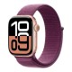 Смарт-часы Apple Watch Series 10 GPS 42mm Rose Gold Aluminium Case with Plum Sport Loop (MWWK3QH/A)