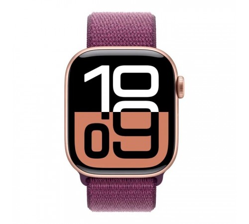 Смарт-часы Apple Watch Series 10 GPS 42mm Rose Gold Aluminium Case with Plum Sport Loop (MWWK3QH/A) Смарт-часы Apple Watch Series 10 GPS 42mm Rose Gold Aluminium Case with Plum Sport Loop (MWWK3QH/A)