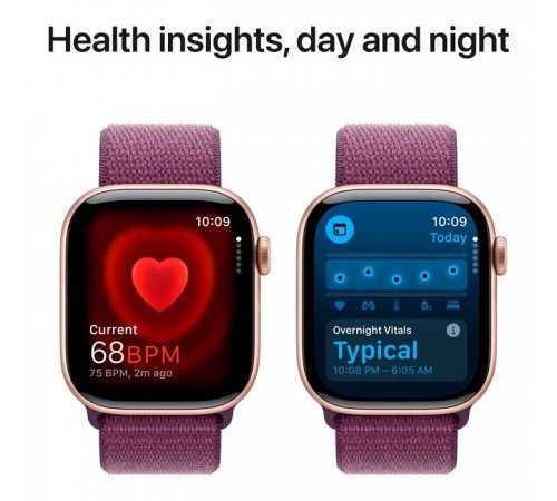 Смарт-часы Apple Watch Series 10 GPS 42mm Rose Gold Aluminium Case with Plum Sport Loop (MWWK3QH/A) Смарт-часы Apple Watch Series 10 GPS 42mm Rose Gold Aluminium Case with Plum Sport Loop (MWWK3QH/A)