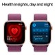 Смарт-часы Apple Watch Series 10 GPS 42mm Rose Gold Aluminium Case with Plum Sport Loop (MWWK3QH/A)