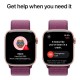 Смарт-часы Apple Watch Series 10 GPS 42mm Rose Gold Aluminium Case with Plum Sport Loop (MWWK3QH/A)