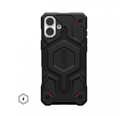 Чехол для мобильного телефона UAG iPhone 16 Plus Monarch Pro Magsafe Kevlar Black (114455113940) Чехол для мобильного телефона UAG iPhone 16 Plus Monarch Pro Magsafe Kevlar Black (114455113940)