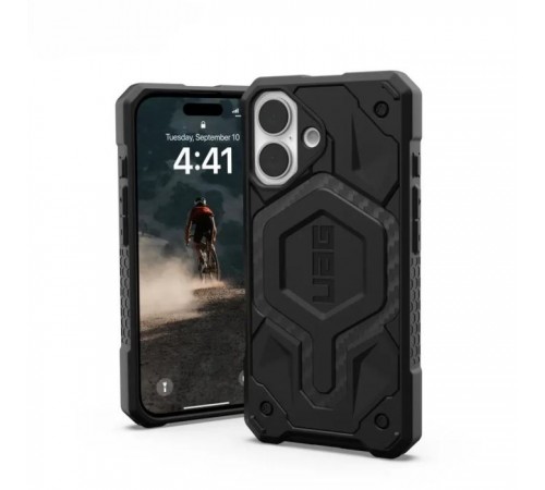 Чохол до мобільного телефона UAG iPhone 16 Monarch Carbon Fiber (114462114242) Чохол до мобільного телефона UAG iPhone 16 Monarch Carbon Fiber (114462114242)