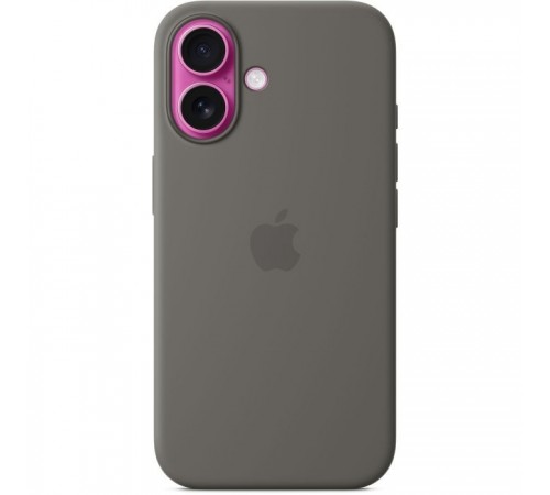 Чехол для мобильного телефона Apple iPhone16 Silicone Case with MagSafe - Stone Gray (MYY33ZM/A) Чехол для мобильного телефона Apple iPhone16 Silicone Case with MagSafe - Stone Gray (MYY33ZM/A)