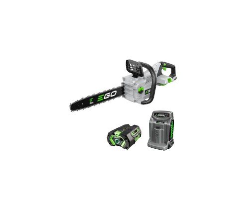 Ланцюгова пила EGO CS1614E KIT, 56В, шина 40см, 56лан, 3/8P, 1,1мм, акум. 5Ah + ЗП (0140042003) Ланцюгова пила EGO CS1614E KIT, 56В, шина 40см, 56лан, 3/8P, 1,1мм, акум. 5Ah + ЗП (0140042003)