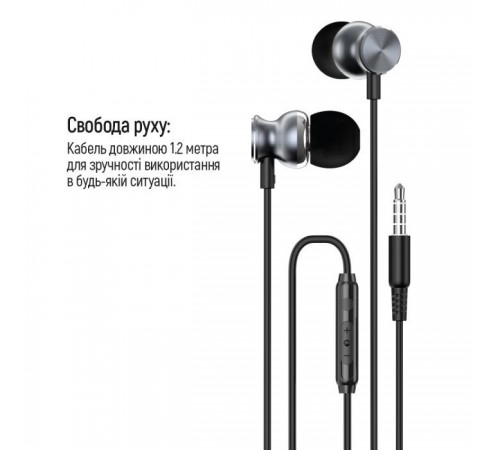 Наушники ColorWay 3.5 mm Wired Earphone UrbanBeat Black (CW-WD03BK) Наушники ColorWay 3.5 mm Wired Earphone UrbanBeat Black (CW-WD03BK)