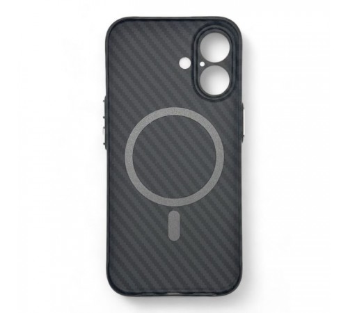 Чохол до мобільного телефона BeCover Carbonite Case (MagSafe) для Apple iPhone 16 Black (712067) Чохол до мобільного телефона BeCover Carbonite Case (MagSafe) для Apple iPhone 16 Black (712067)