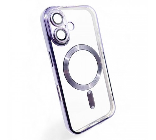 Чохол до мобільного телефона BeCover TPU Chrome Case (MagSafe) для Apple iPhone 16 Plus Purple (712079) Чохол до мобільного телефона BeCover TPU Chrome Case (MagSafe) для Apple iPhone 16 Plus Purple (712079)