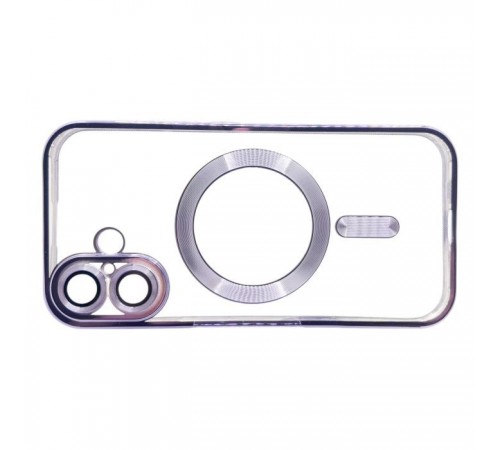 Чохол до мобільного телефона BeCover TPU Chrome Case (MagSafe) для Apple iPhone 16 Plus Purple (712079) Чохол до мобільного телефона BeCover TPU Chrome Case (MagSafe) для Apple iPhone 16 Plus Purple (712079)