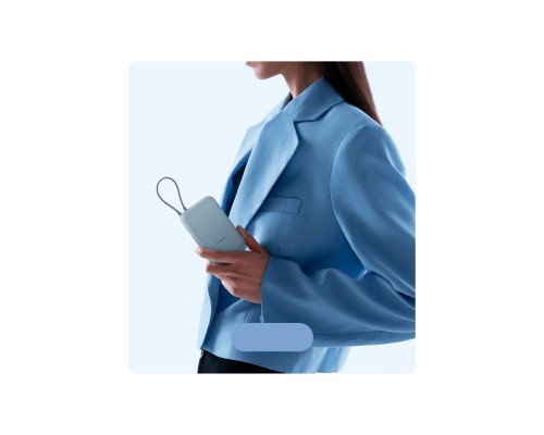 Батарея універсальна Xiaomi 10000mAh 22.5W, Integrated Cable, blue (BHR9073GL) Батарея універсальна Xiaomi 10000mAh 22.5W, Integrated Cable, blue (BHR9073GL)