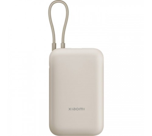 Батарея универсальная Xiaomi 10000mAh 22.5W, Integrated Cable, beige (BHR9072GL) Батарея универсальная Xiaomi 10000mAh 22.5W, Integrated Cable, beige (BHR9072GL)