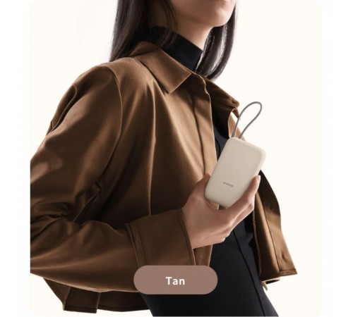 Батарея универсальная Xiaomi 10000mAh 22.5W, Integrated Cable, beige (BHR9072GL) Батарея универсальная Xiaomi 10000mAh 22.5W, Integrated Cable, beige (BHR9072GL)