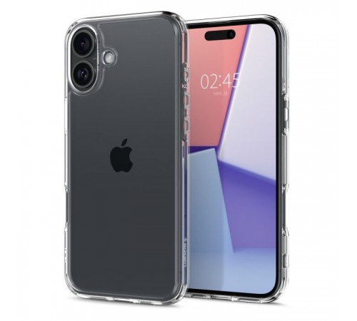 Чохол до мобільного телефона Spigen iPhone 16 Plus Ultra Hybrid Crystal Clear (ACS08069) Чохол до мобільного телефона Spigen iPhone 16 Plus Ultra Hybrid Crystal Clear (ACS08069)
