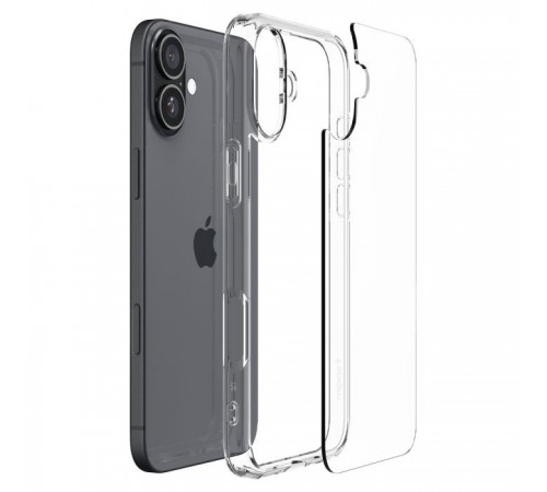 Чохол до мобільного телефона Spigen iPhone 16 Plus Ultra Hybrid Crystal Clear (ACS08069) Чохол до мобільного телефона Spigen iPhone 16 Plus Ultra Hybrid Crystal Clear (ACS08069)