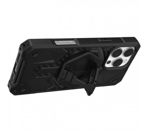 Чехол для мобильного телефона UAG iPhone 16 Pro Max, Monarch Pro Magsafe Carbon Fiber/Black Stand (1144571BV01) Чехол для мобильного телефона UAG iPhone 16 Pro Max, Monarch Pro Magsafe Carbon Fiber/Black Stand (1144571BV01)