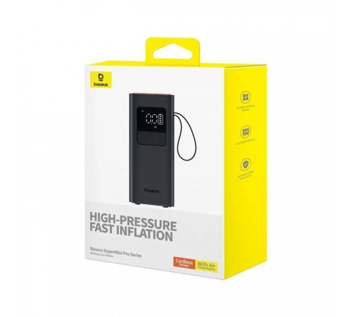 Автомобільний компресор Baseus Super Mini Pro Black (C1115930011100) Автомобільний компресор Baseus Super Mini Pro Black (C1115930011100)