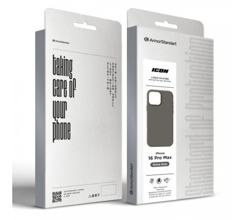 Чохол до мобільного телефона Armorstandart ICON2 Case Apple iPhone 16 Pro Max Stone Grey (ARM81306) Чохол до мобільного телефона Armorstandart ICON2 Case Apple iPhone 16 Pro Max Stone Grey (ARM81306)