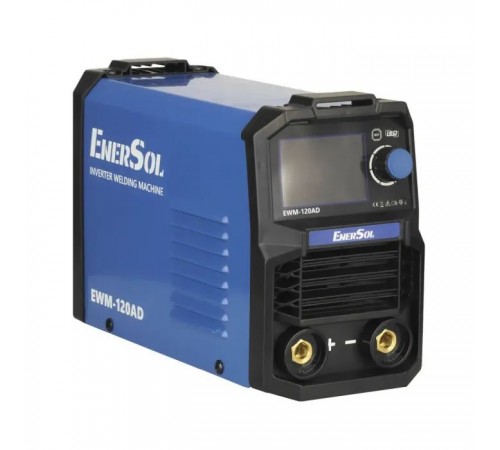Зварювальний апарат Enersol інверторний, 20-120 A, 5.1 кВт, 2.8 кг (EWM-120AD) Зварювальний апарат Enersol інверторний, 20-120 A, 5.1 кВт, 2.8 кг (EWM-120AD)