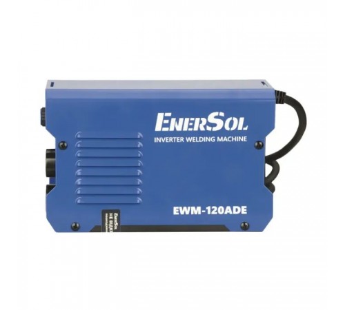 Зварювальний апарат Enersol інверторний, 20-120 A, 5.1 кВт, 2.9 кг (EWM-120ADE) Зварювальний апарат Enersol інверторний, 20-120 A, 5.1 кВт, 2.9 кг (EWM-120ADE)