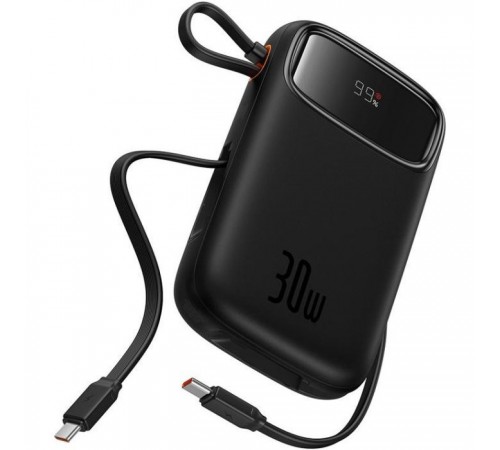 Батарея универсальная Baseus QPow2 20000mAh 30W, с 2*Type-C Cable, Black (P10055009113-00) Батарея универсальная Baseus QPow2 20000mAh 30W, с 2*Type-C Cable, Black (P10055009113-00)