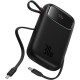 Батарея универсальная Baseus QPow2 20000mAh 30W, с 2*Type-C Cable, Black (P10055009113-00)