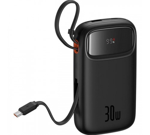 Батарея универсальная Baseus QPow2 20000mAh 30W, с 2*Type-C Cable, Black (P10055009113-00) Батарея универсальная Baseus QPow2 20000mAh 30W, с 2*Type-C Cable, Black (P10055009113-00)