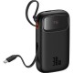 Батарея универсальная Baseus QPow2 20000mAh 30W, с 2*Type-C Cable, Black (P10055009113-00)
