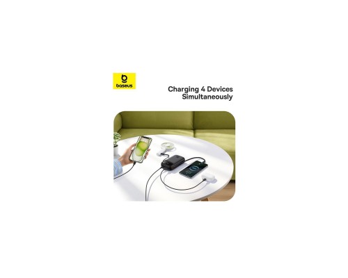 Батарея універсальна Baseus QPow2 20000mAh 30W, with 2*Type-C Cable, Black (P10055009113-00) Батарея універсальна Baseus QPow2 20000mAh 30W, with 2*Type-C Cable, Black (P10055009113-00)