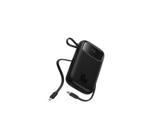Батарея универсальная Baseus QPow2 20000mAh 30W, с 2*Type-C Cable, Black (P10055009113-00)