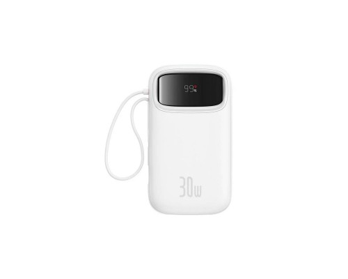 Батарея універсальна Baseus QPow2 20000mAh 30W, with 2*Type-C Cable, White (P10055009213-00) Батарея універсальна Baseus QPow2 20000mAh 30W, with 2*Type-C Cable, White (P10055009213-00)