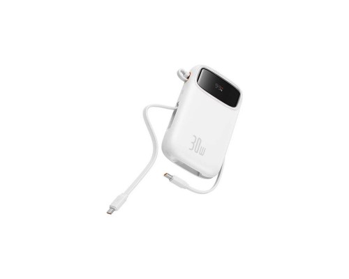 Батарея універсальна Baseus QPow2 20000mAh 30W, with 2*Type-C Cable, White (P10055009213-00) Батарея універсальна Baseus QPow2 20000mAh 30W, with 2*Type-C Cable, White (P10055009213-00)