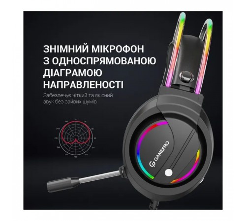 Наушники GamePro HS733 Black (HS733) Наушники GamePro HS733 Black (HS733)