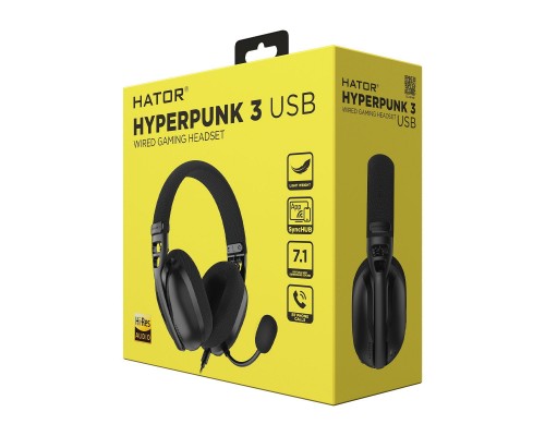 Наушники Hator Hyrerpunk 3 Hi-Res USB 7.1 Black (ESH10) Наушники Hator Hyrerpunk 3 Hi-Res USB 7.1 Black (ESH10)