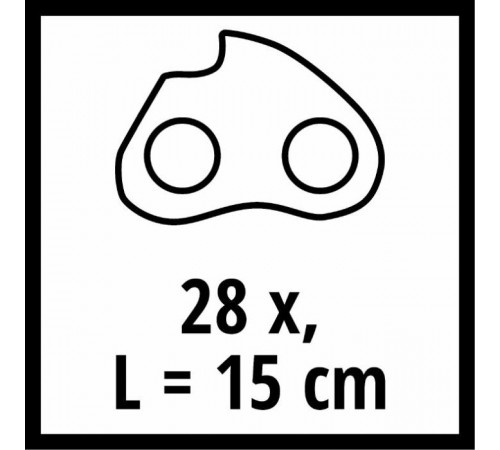 Цепь Einhell 15см 1.0мм 3/10" (4500174) Цепь Einhell 15см 1.0мм 3/10" (4500174)
