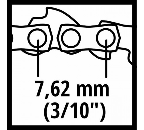 Цепь Einhell 15см 1.0мм 3/10" (4500174) Цепь Einhell 15см 1.0мм 3/10" (4500174)