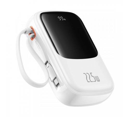 Батарея универсальная Baseus Qpow Pro+ 20000mAh 22,5W, PD/3.0, QC/3.0, FCP, AFC, сеть USB-C cable, white (P10067103213-00) Батарея универсальная Baseus Qpow Pro+ 20000mAh 22,5W, PD/3.0, QC/3.0, FCP, AFC, сеть USB-C cable, white (P10067103213-00)