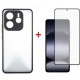 Чохол до мобільного телефона Dengos Kit Xiaomi Redmi Note 14 5G case Matte + glass (Black) (DG-KM-127)