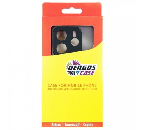 Чохол до мобільного телефона Dengos Matte Xiaomi Redmi Note 14 5G (Black) (DG-TPU-MATT-155)
