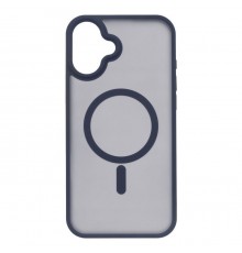 Чехол для мобильного телефона 2E iPhone 16 Plus Soft Touch MagSafe Cover dark blue (2E-IPH-16PL-OCLS-DB)