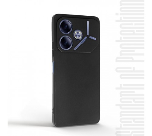Чохол до мобільного телефона Armorstandart Matte Slim Fit Tecno Pova 6 (LI7) Camera cover Black (ARM78190) Чохол до мобільного телефона Armorstandart Matte Slim Fit Tecno Pova 6 (LI7) Camera cover Black (ARM78190)