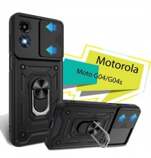 Чохол до мобільного телефона BeCover Military Motorola Moto G04/G04s Black (713062)