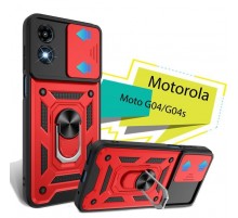 Чехол для мобильного телефона BeCover Military Motorola Moto G04/G04s Red (713065)